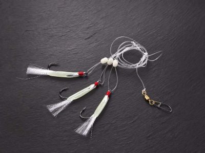 Cod-/Coalfish System, luminous, mit 3 Haken 6/0