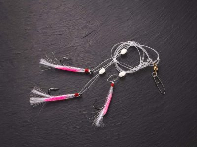Cod-/Coalfish System, pink, mit 3 Haken 6/0