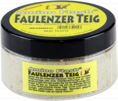 Faulenzerteig 100 g -Knoblauch neonweiß