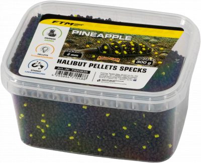 Amino Flash Halibut Pellets Specks Fluo Pineapple