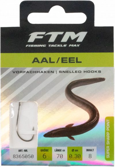 Vorfachhaken Aal 6 Ø 0,30 mm Inh. 8 Stk.