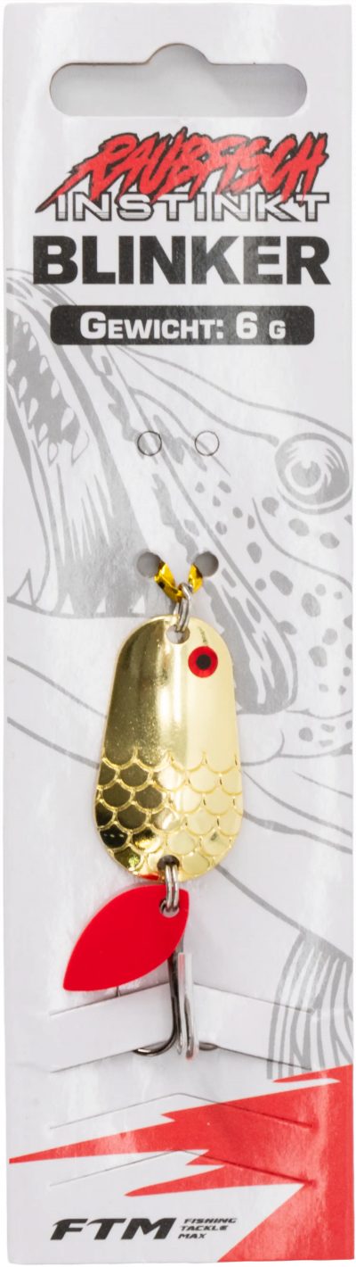 Raubfisch Instinkt Blinker Gold 6 g