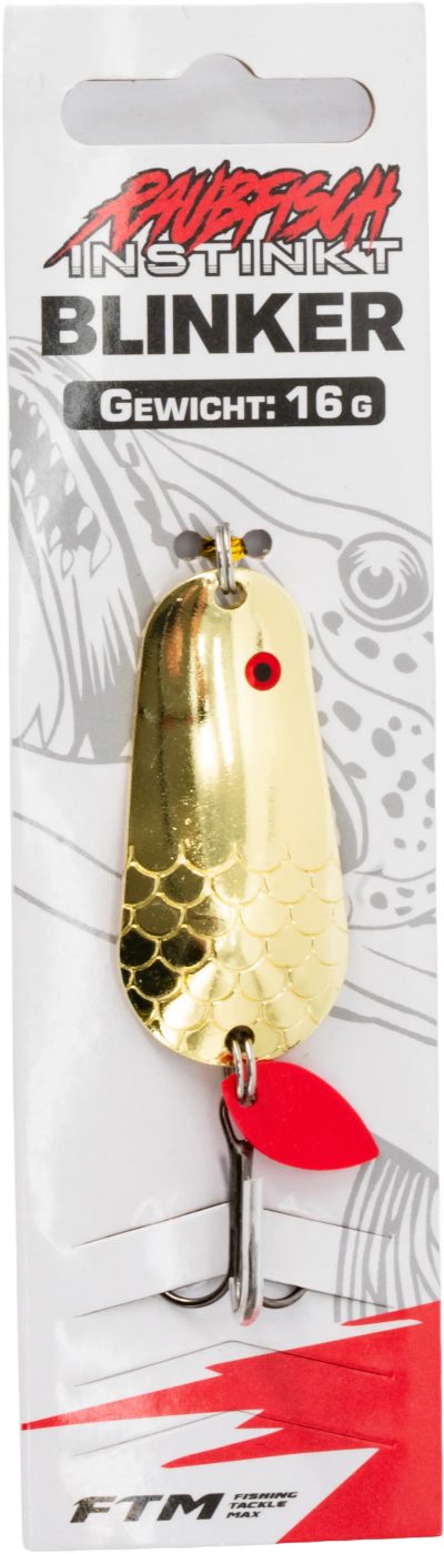 Raubfisch Instinkt Blinker Gold 16 g