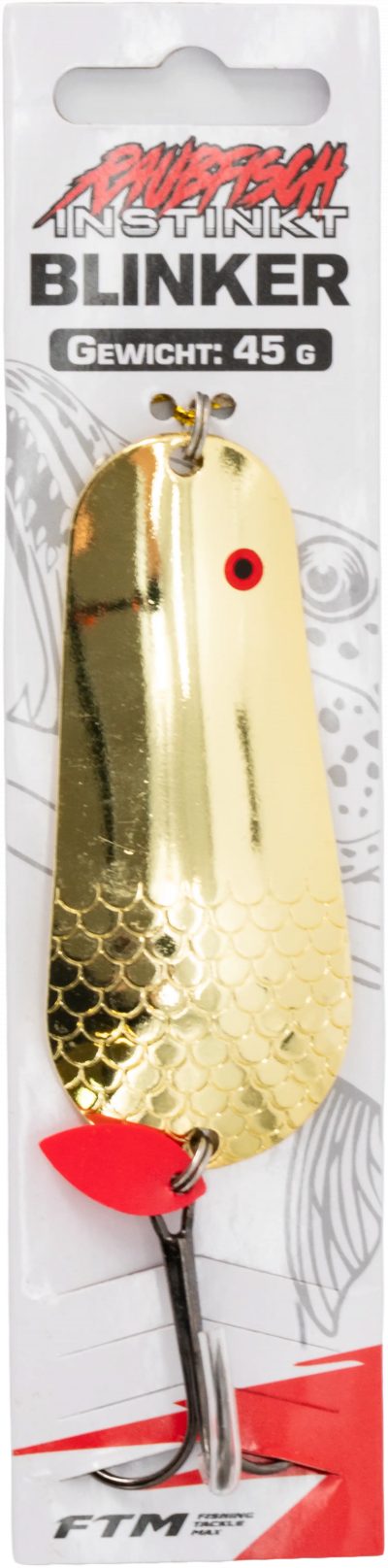 Raubfisch Instinkt Blinker Gold 45 g