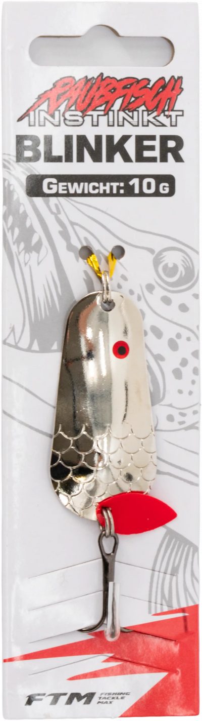 Raubfisch Instinkt Blinker Silber 10 g
