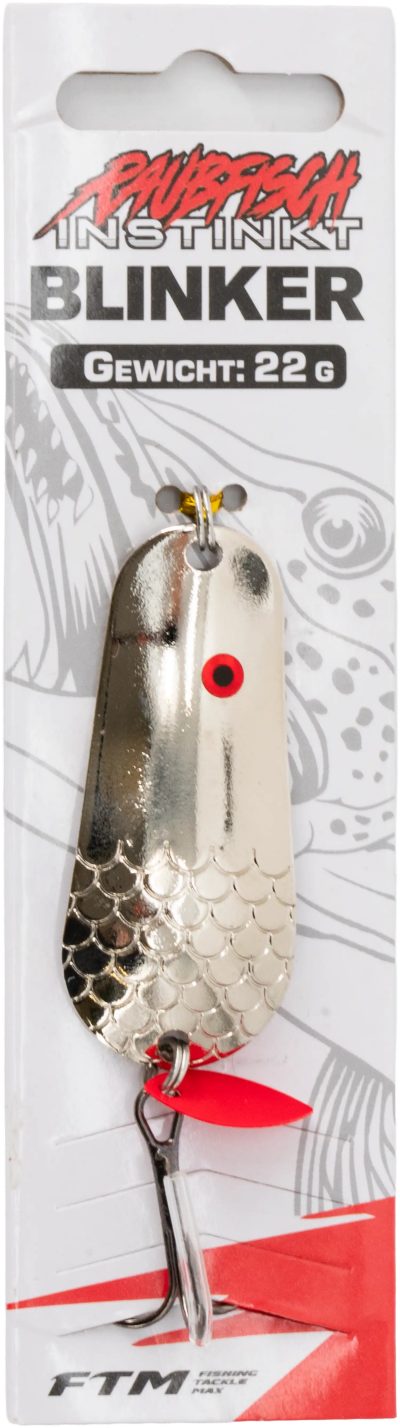 Raubfisch Instinkt Blinker Silber 22 g