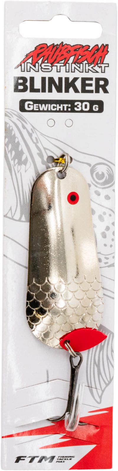Raubfisch Instinkt Blinker Silber 30 g