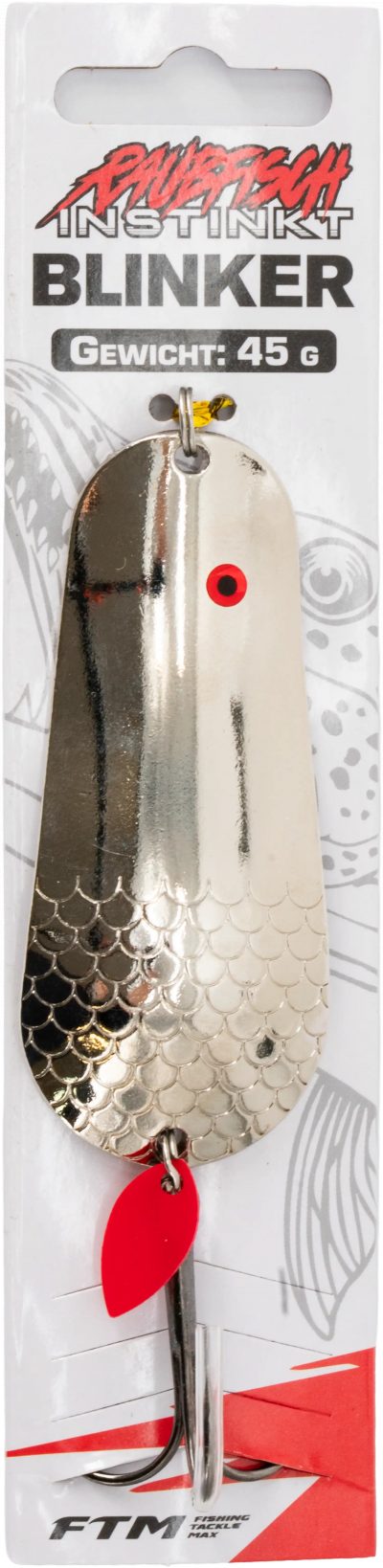 Raubfisch Instinkt Blinker Silber 45 g