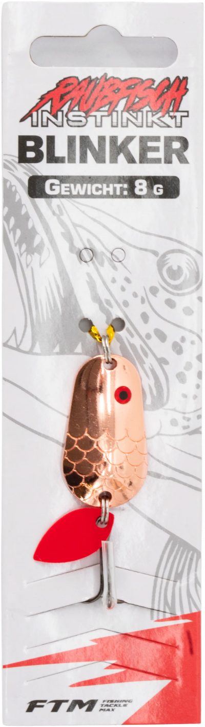 Raubfisch Instinkt Blinker Bronze 8 g