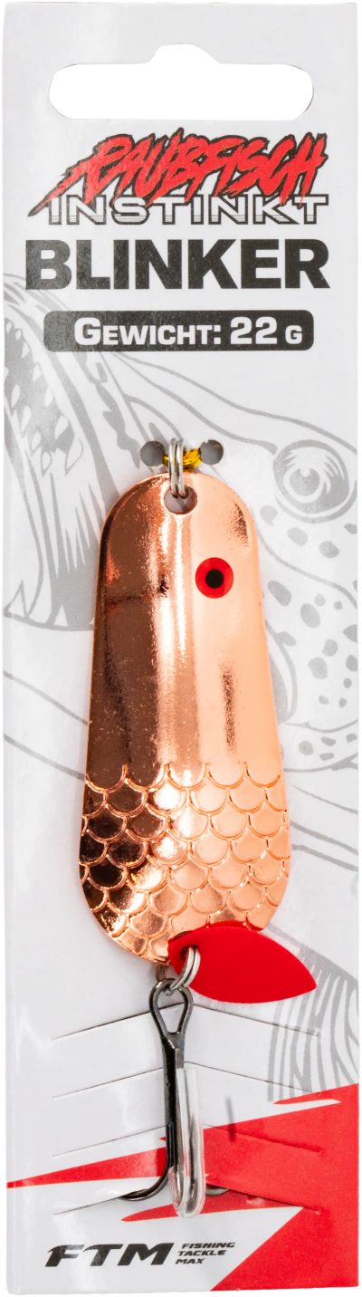 Raubfisch Instinkt Blinker Bronze 22 g