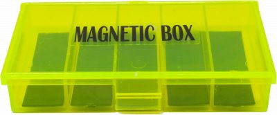 Hakenbox mit Magnet 5 Fächer