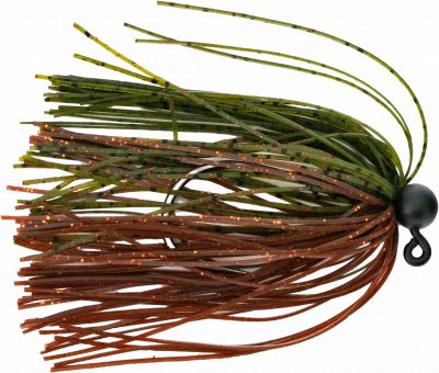 JustPro Skirted Jig Green Pumpkin Brown 5 g 3/0
