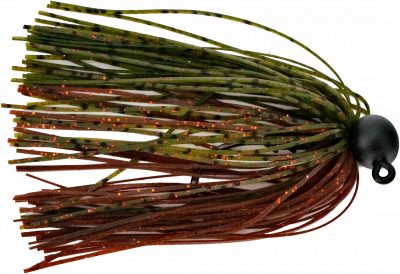 JustPro Skirted Jig Green Pumpkin Brown 7 g 1/0
