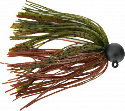 JustPro Skirted Jig Green Pumpkin Brown 14 g 1/0