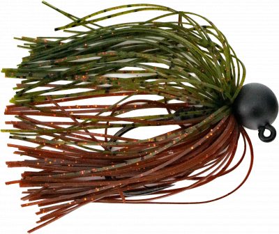 JustPro Skirted Jig Green Pumpkin Brown 14 g 3/0