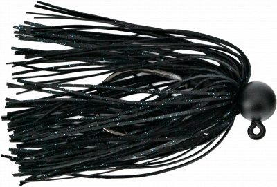 JustPro Skirted Jig Blue Shine/Black 10 g 3/0
