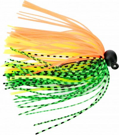JustPro Skirted Jig Green Tiger/Chartreuse 5 g 1/0
