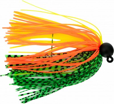 JustPro Skirted Jig Green Tiger/Chartreuse 7 g 1/0