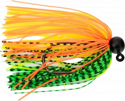 JustPro Skirted Jig Green Tiger/Chartreuse 7 g 3/0