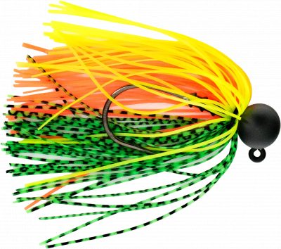 JustPro Skirted Jig Green Tiger/Chartreuse 14 g 3/0
