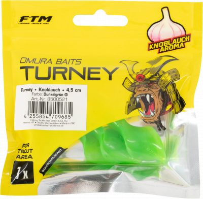 Omura Baits Turney Knoblauch Dunkelgrün 4,5 cm