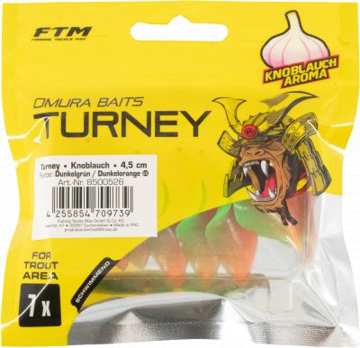 Omura Baits Turney Knoblauch Dunkelgrün / Dunkelorange 4,5 cm