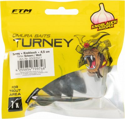 Omura Baits Turney Knoblauch Schwarz / Weiß 4,5 cm