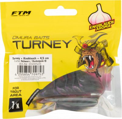 Omura Baits Turney Knoblauch Schwarz / Dunkelpink  4,5 cm