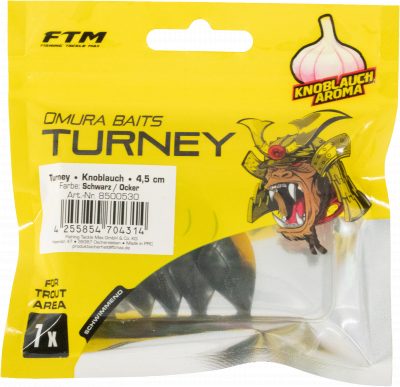 Omura Baits Turney Knoblauch Schwarz / Ocker 4,5 cm