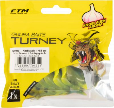 Omura Baits Turney Knoblauch Schwarz / Frühlingsgrün 4,5 cm
