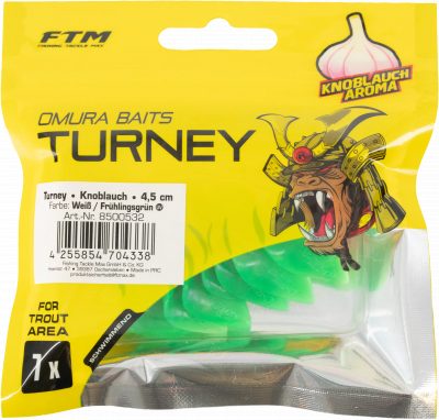 Omura Baits Turney Knoblauch Weiß / Frühlingsgrün 4,5 cm