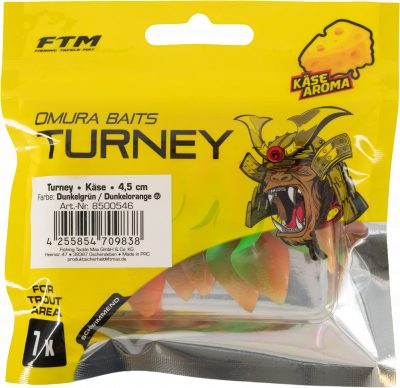 Omura Baits Turney Käse Dunkelgrün / Dunkelorange 4,5 cm