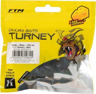 Omura Baits Turney Käse Schwarz / Weiß 4,5 cm