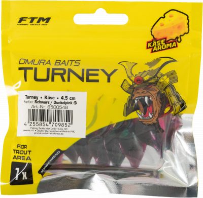 Omura Baits Turney Käse Schwarz / Dunkelpink 4,5 cm