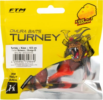 Omura Baits Turney Käse Schwarz / Orange 4,5 cm
