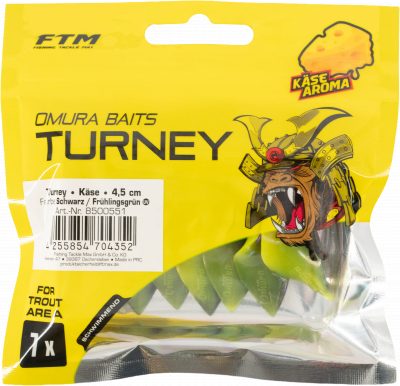 Omura Baits Turney Käse Schwarz / Frühlingsgrün 4,5 cm