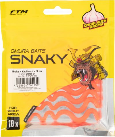Omura Baits Snaky Knoblauch Orange 9 cm